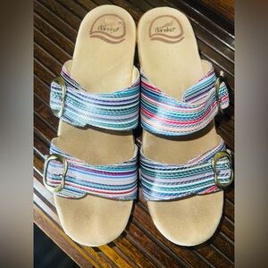Colorful‎ Striped Women's Sandals